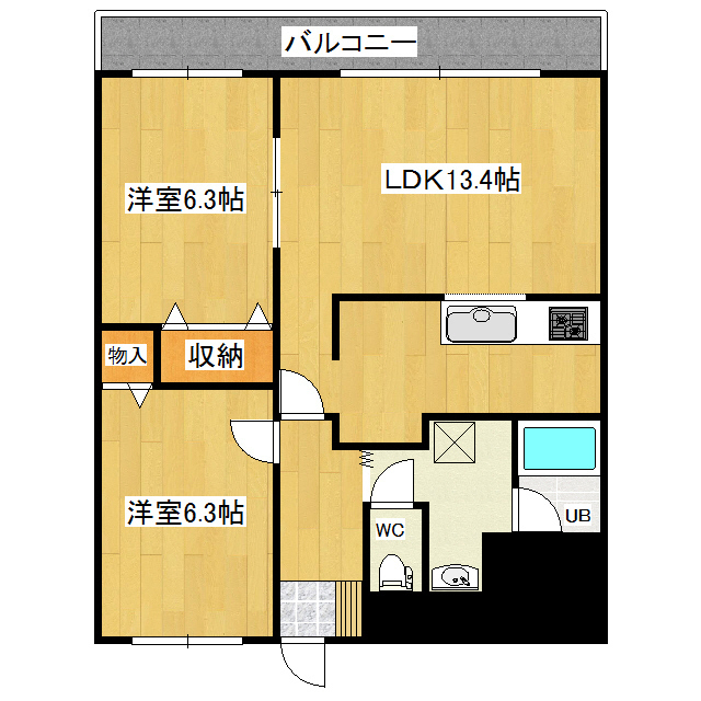 ステイツ中ノ島 4-B号室