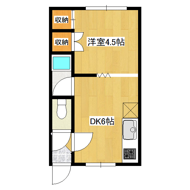 第２０日研ハイツ 202号室