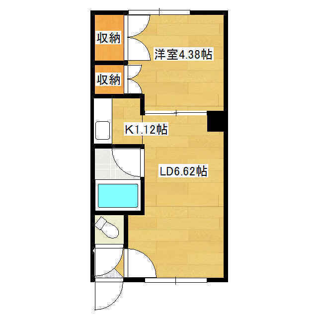 本町コーポ 1号室