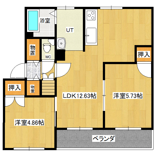 クラージュ春光III 301号室