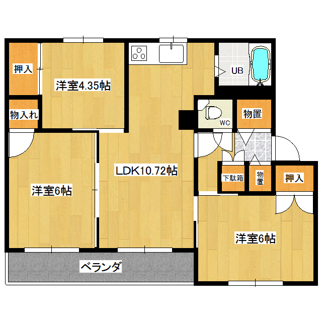 クラージュ春光III 305号室