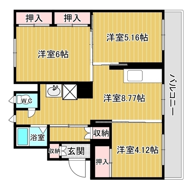 ヴィラナリー網走 C-22号室