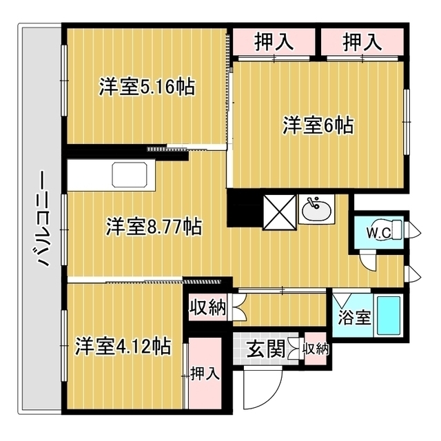 ヴィラナリー網走 C-15号室